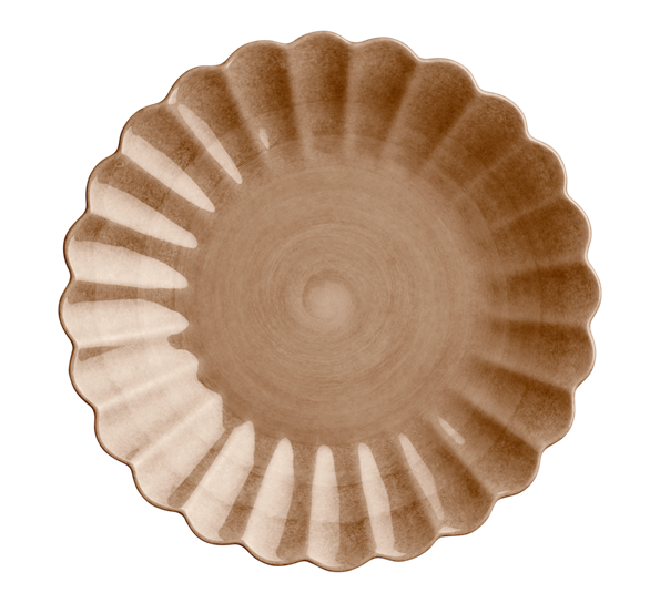 Oyster asjett 20 cm cinnamon fra Mateus