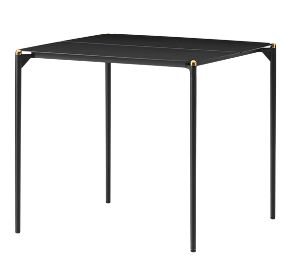 Novo bord sort gull 80 x W80 x H72 cm fra AYTM