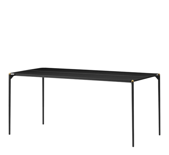 Novo bord sort gull 160 x W80 x H72 cm fra AYTM