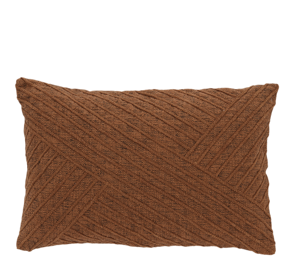 Pute Diagonal clay 40x60 cm fra Södahl