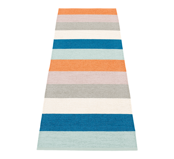 Molly matte petrol 70x200 cm fra Pappelina