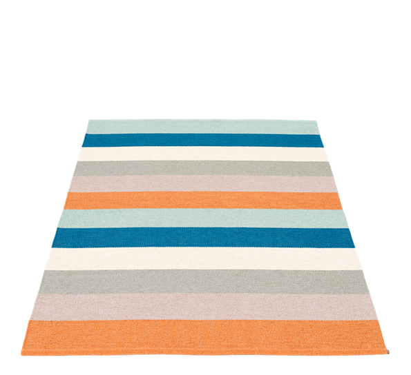 Molly matte petrol 140x200 cm fra Pappelina