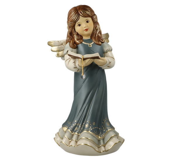 Starry Night engel Enchanting Christmas Fairytale med Swarovski®-hjerte 32 cm Goebel