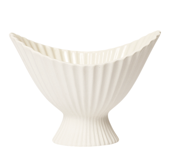 Fountain skål 19 cm offhwite fra Ferm Living