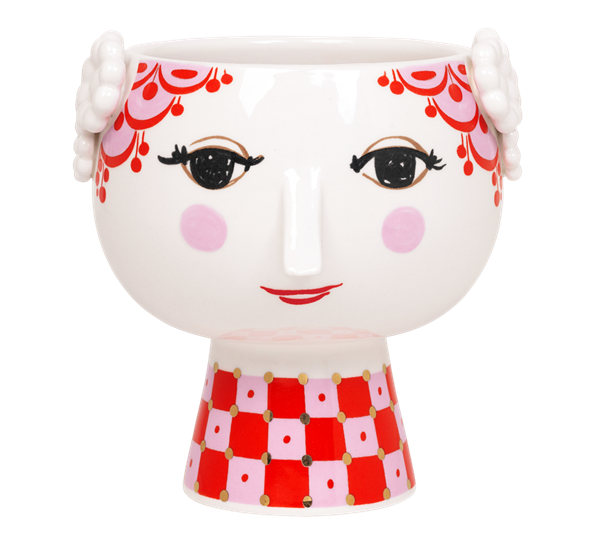 Eva potteskjuler rød ø15,5 cm fra Bjørn Wiinblad