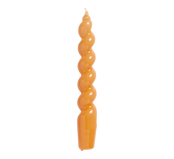 Spiral candle lys 19 cm tangerine fra HAY