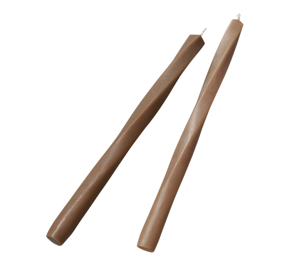 Twist stearinlys 25 cm 4 pk neutral fra Audo Copenhagen