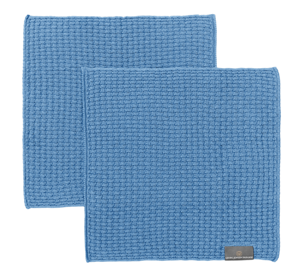 Nors kjøkkenklut 2-pk 27 cm bright blue fra Georg Jensen Damask