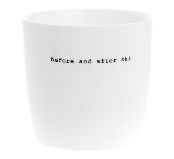 Krus Before and after ski 30 cl hvit fra Sögne Home
