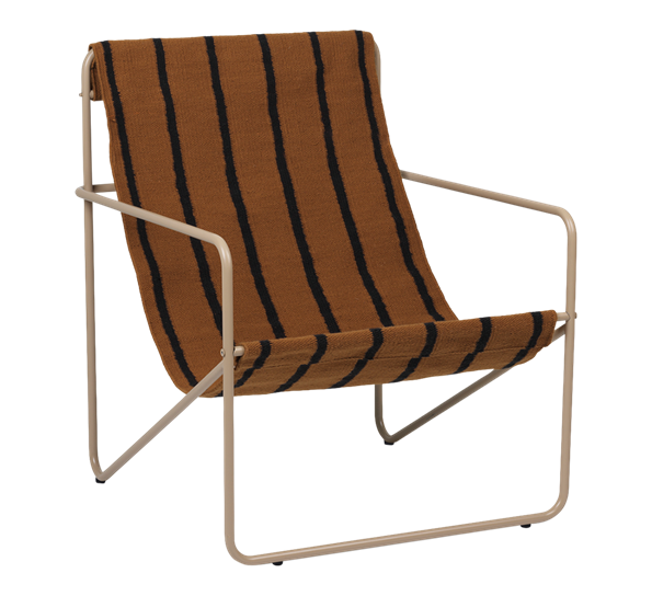 Desert lenestol cashmere og stripe fra Ferm Living