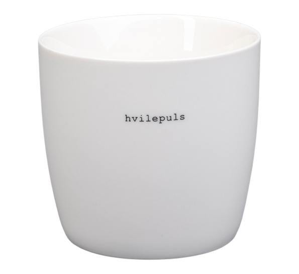 Krus Hvilepuls 30 cl hvit fra Sögne Home