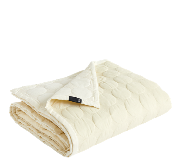 Mega dot sengeteppe 235x245 ivory fra HAY
