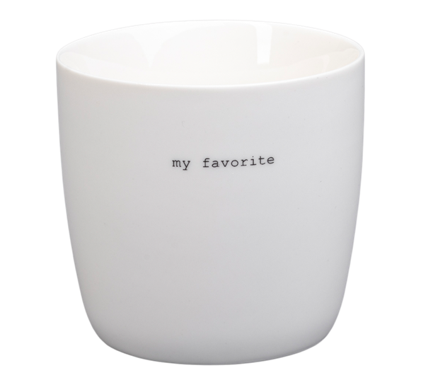 Krus My favourite 30 cl hvit fra Sögne Home