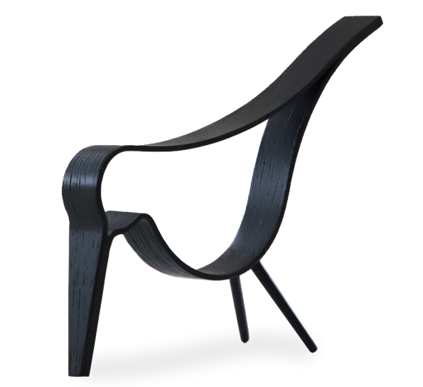 Woody Bird sortbeiset eik medium fra Cooee Design