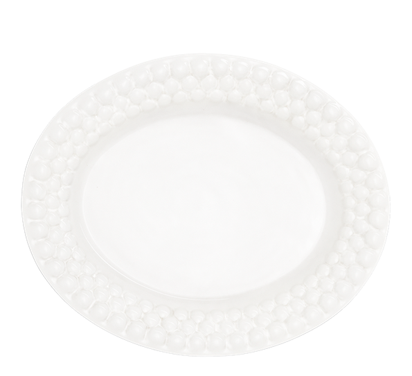 Bubbles asjett 20x16 cm hvit fra Mateus