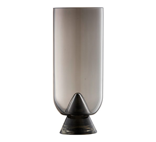 Glacies vase ø10,6 cm H23,5 cm sort fra AYTM