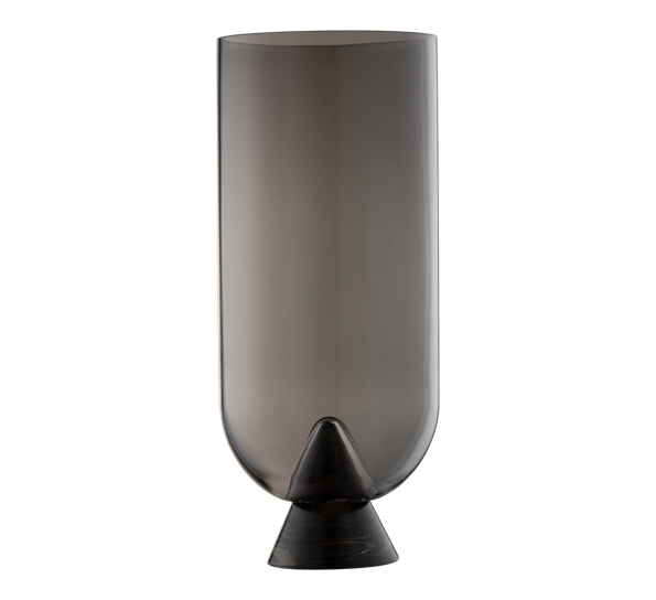Glacies vase ø12,6 cm H29 cm sort fra AYTM
