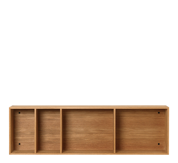 Bon hylle 80x24x9 cm oljet eik fra Ferm Living