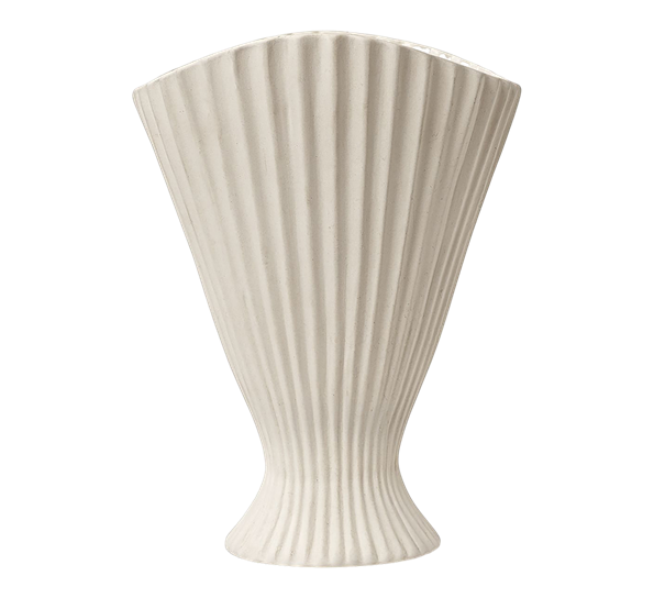 Fountain vase 30,5 cm offhwite fra Ferm Living