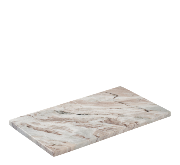 Hanstholm marmorbrett 35x20 cm natur brun fra Humdakin