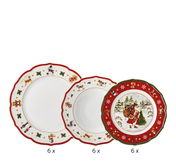 Happy Wintertime 18 delers sett fra Hutschenreuther