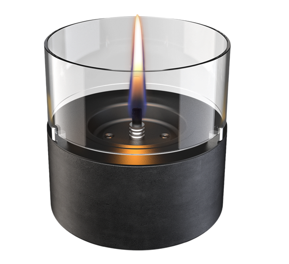 Café lykt 14 cm MgO sort fra Tenderflame