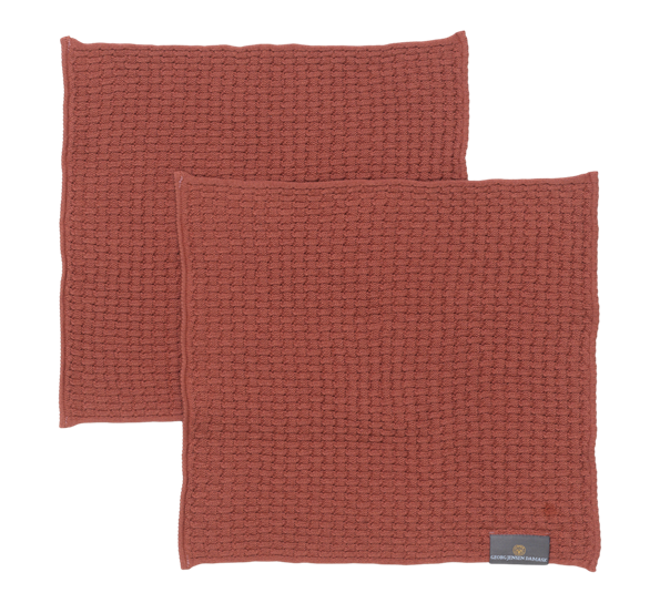 Nors kjøkkenklut 2-pk 27 cm Juniper rød fra Georg Jensen Damask