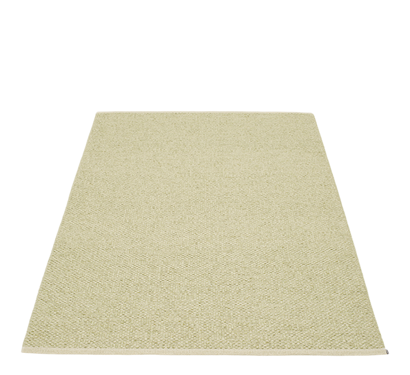 Svea matte oliven metallic 140x220 cm fra Pappelina