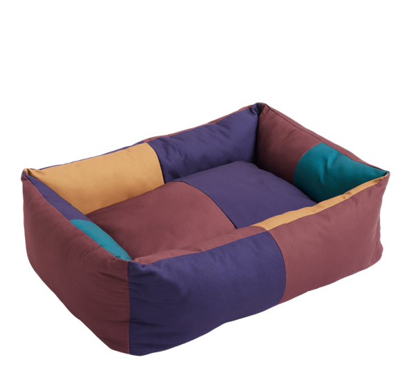 HAY Dogs hundeseng 75x96x30 cm burgunder grønn fra HAY