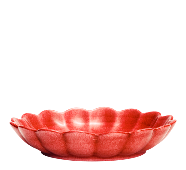 Oyster skål 24 cm 90 cl rød fra Mateus