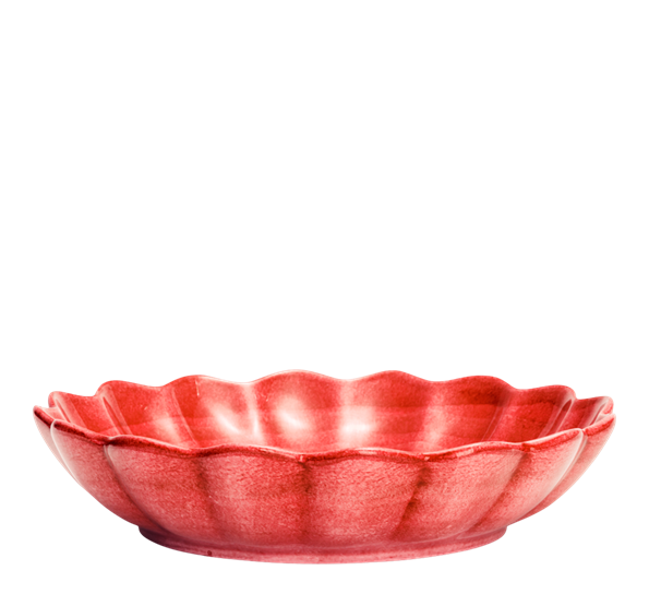 Oyster skål 31 cm 220 cl rød fra Mateus