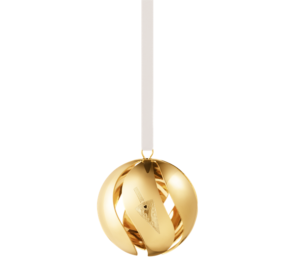 2022 julekule gull fra Georg Jensen