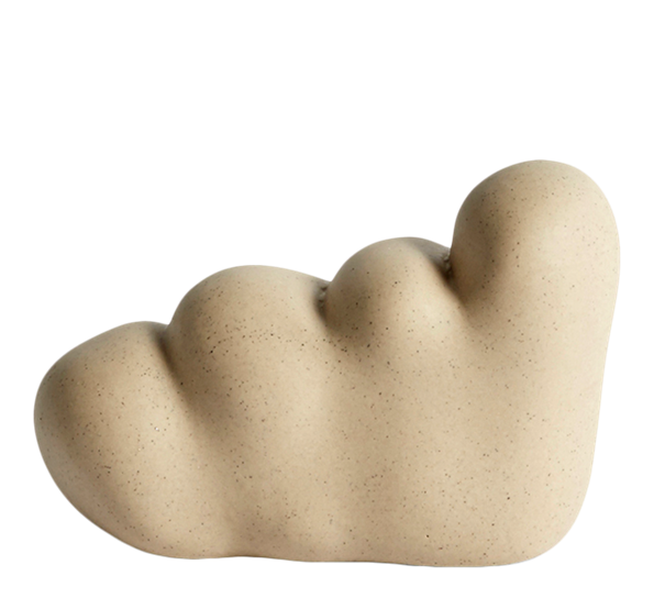 W&S Moguls skulptur lys beige fra HAY