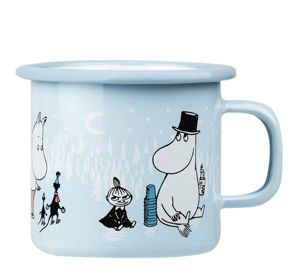 Mummi emaljekrus 2,5 dl Dag på Isen fra Muurla