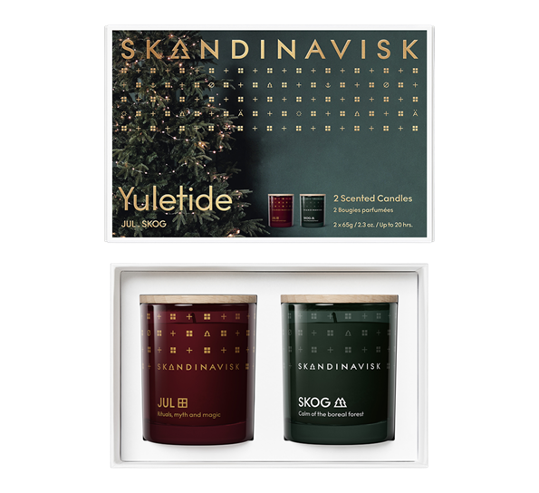Yuletide duftlys gavesett 65g 2 duftlys Skandinavisk