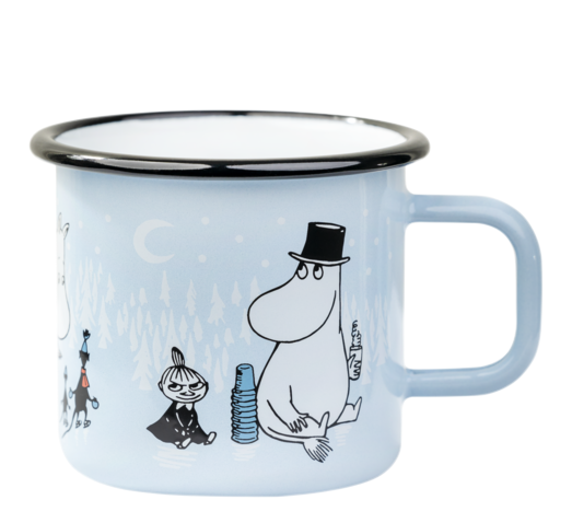 Mummi emaljekrus 3,7 dl En dag på isen fra Muurla