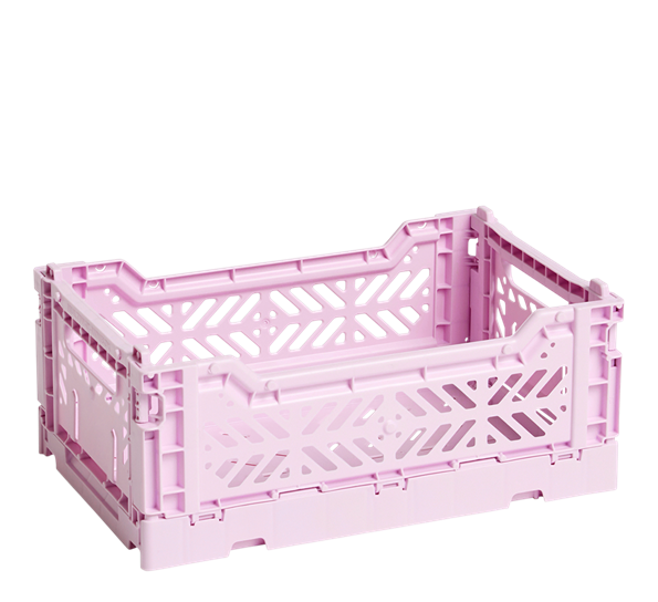Colour Crate 17x26,5x10,5 cm lavendel oppbevaringskasse. fra HAY