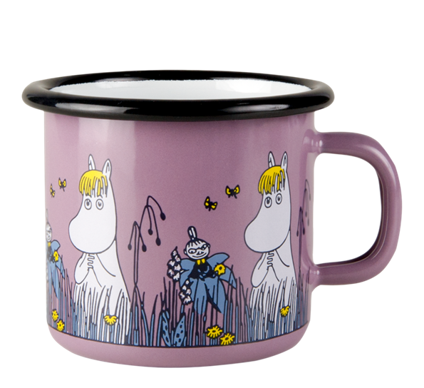 Mummi emaljekrus 2,5 dl Venner Snorkfrøken fra Muurla