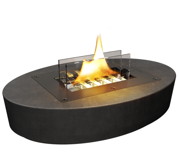 Carnation 32 bordpeis MgO sort fra Tenderflame