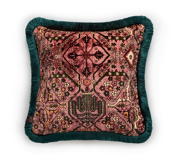 <p>House of Hackney Mey Meh pute 45x45 cm m/frynser blush</p>
