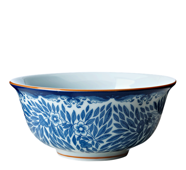 Ostindia Floris blå skål 50 cl fra 