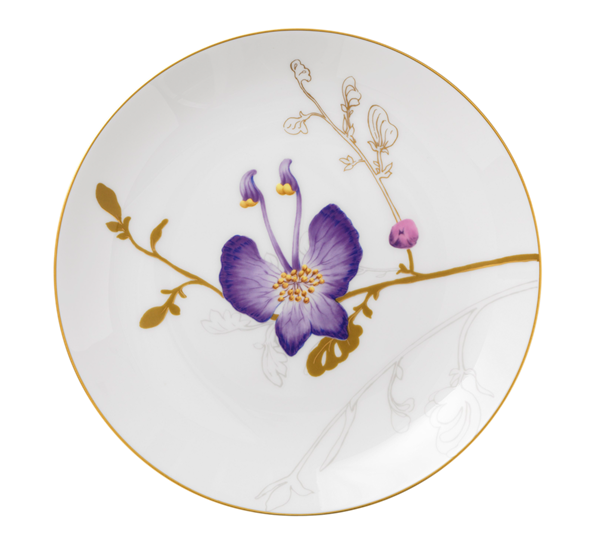 Flora asjett 22 cm pansy fra n