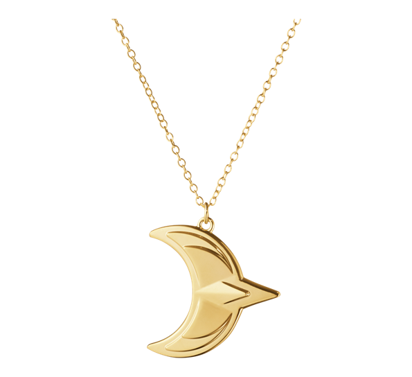 CC 2024 ornament måne gull fra 
