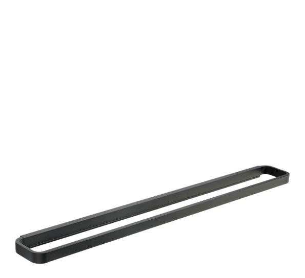 Rim håndklestang 70x7,5x2,5 cm sort fra Zone