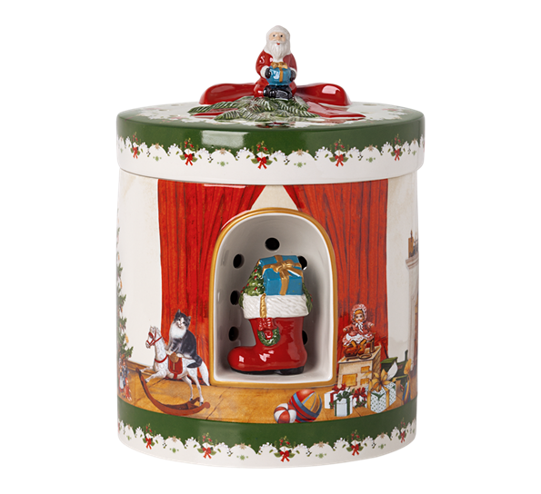 Christmas Toys spilledåse med lys 17x17x22 cm fra Villeroy & Boch