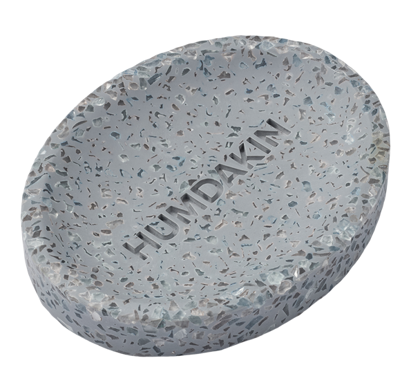 Nordic Terrazzo såpeskål 13x10 cm grå fra Humdakin