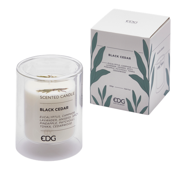 <p>Duftlys&nbsp;silhouette black cedar 12 cm EDG Enzo de Gasperi</p>
