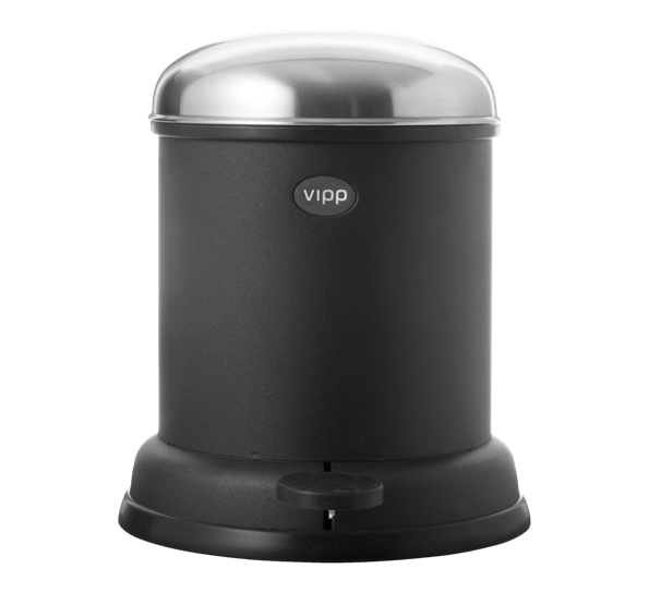 Vipp13 pedalbøtte 4 liter sort fra Vipp