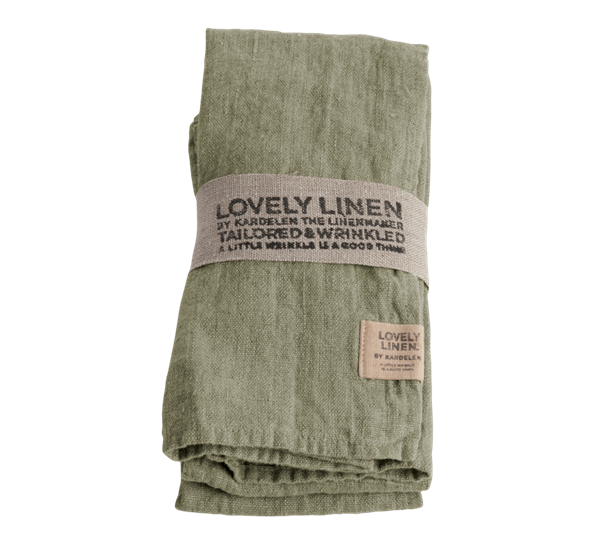 Lovely servietter 45x45 cm Avocado 4-pk fra Lovely Linen