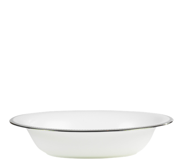 Grosgrain skål oval 25 cm fra 